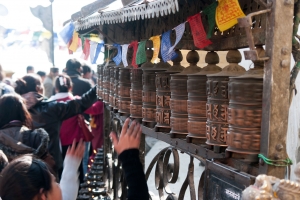 Met de klok mee en de rollen laten draaien