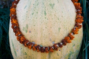 Ook een pompoen wordt geëerd